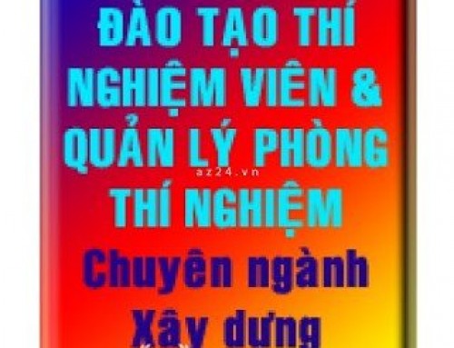 Mẫu Chứng Chỉ Thí Nghiệm Viên Về Vật Liệu Xây Dựng